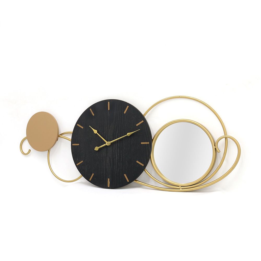 Buy Cambridge Modern Clock With Accent Wall Clock 81.5X30X4.5Cm Black